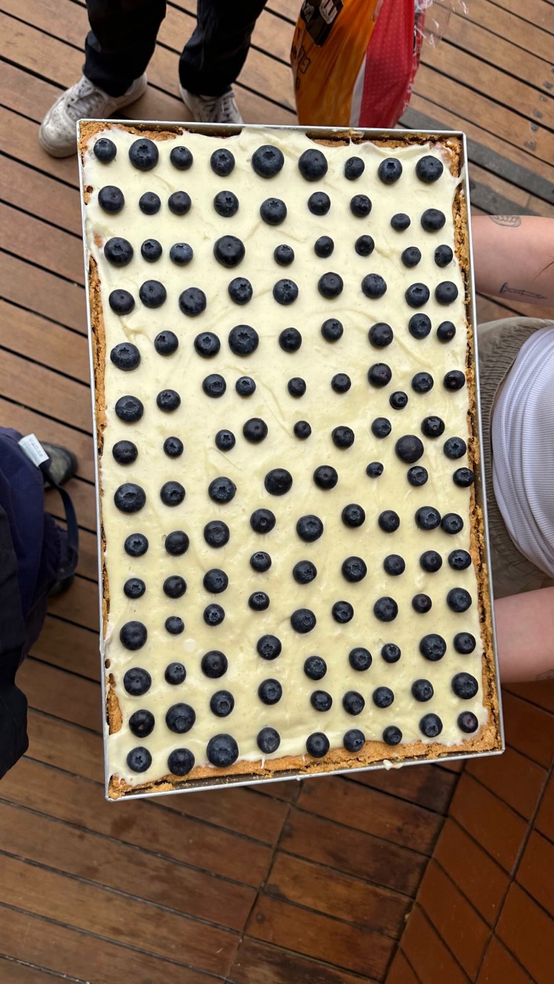 Event flyer: Blueberry dessert