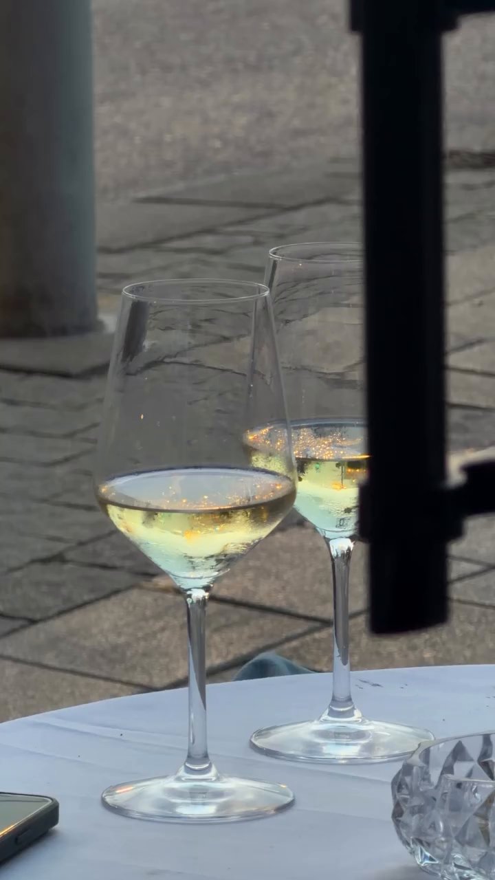 Event flyer: Wine glasses outdoors