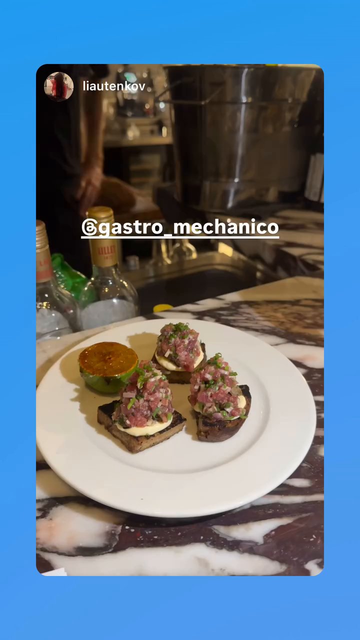Event flyer: Delicious dish served at Gastro Mechanico