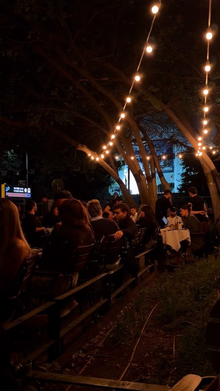 Event flyer: Evening dining atmosphere