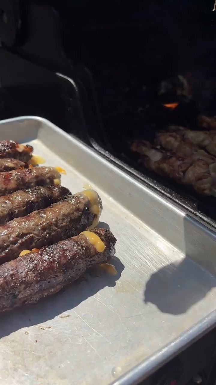 Event flyer: Grilled sausages with cheese