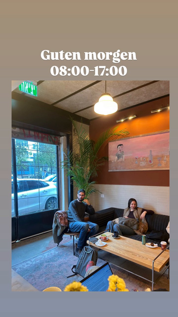 Event flyer: Opening Hours