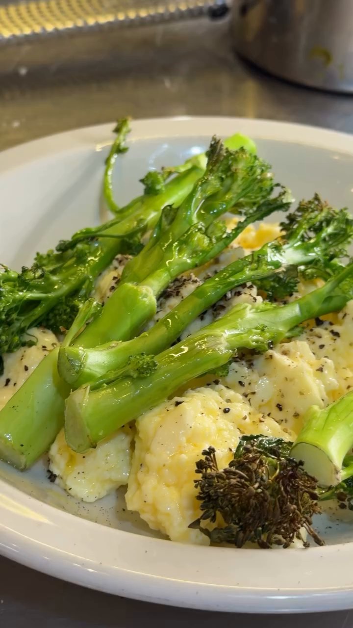 Event flyer: Dish with Broccolini and Scrambled Eggs