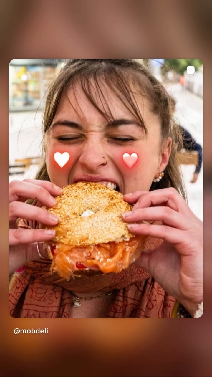 Event flyer: Enjoying a sandwich