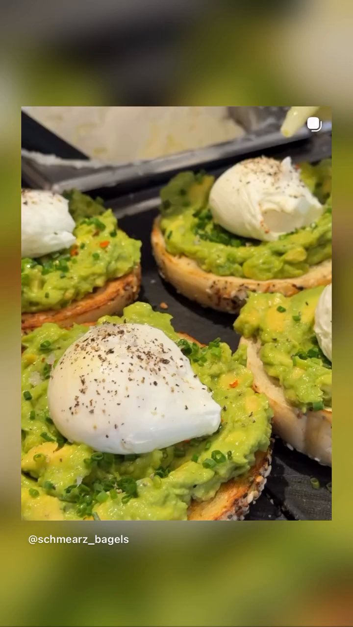 Event flyer: Avocado Toast with Poached Egg
