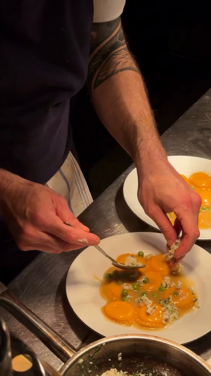 Event flyer: Finishing touches on a dish