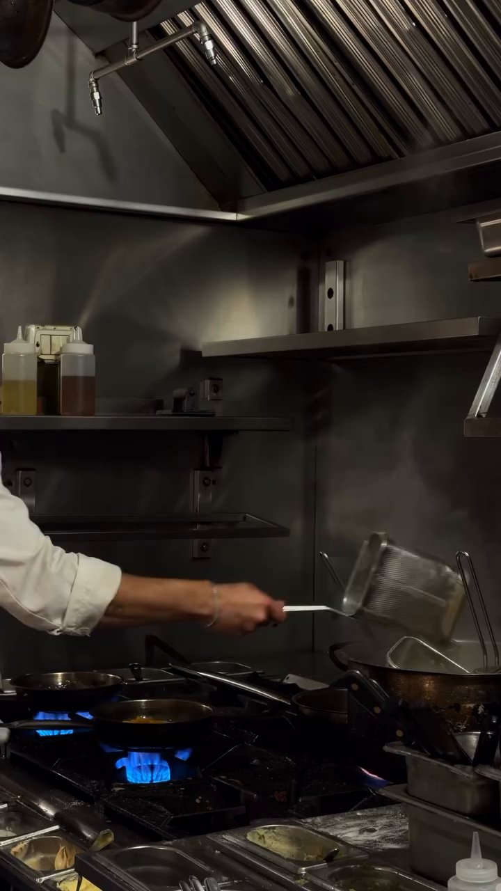 Event flyer: Chef at work in the kitchen