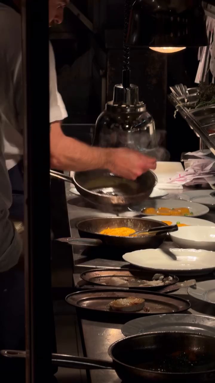 Event flyer: Chef preparing dishes in the kitchen