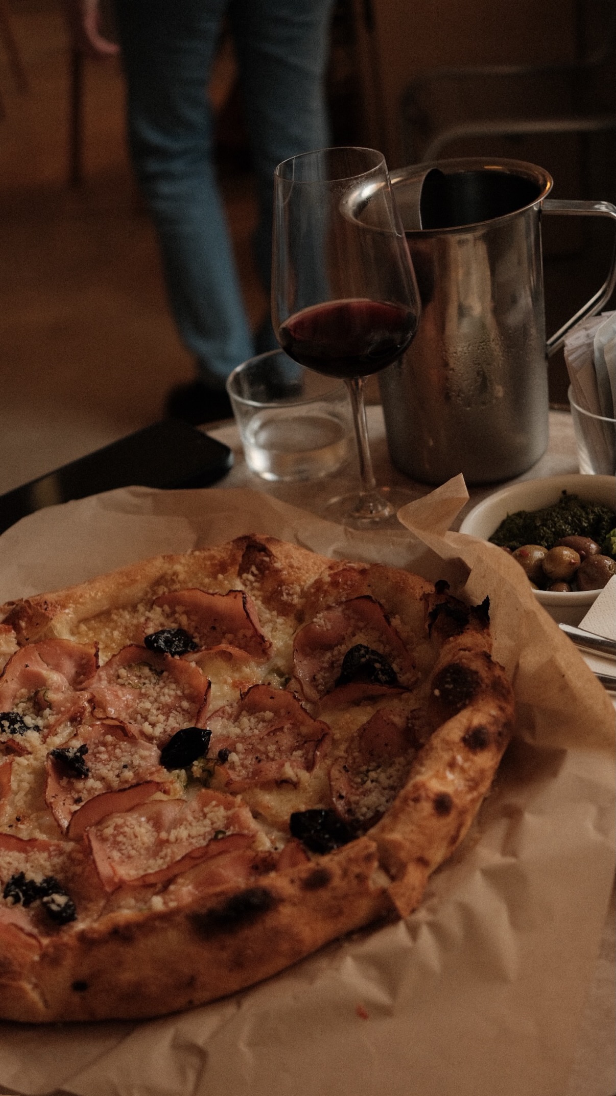Event flyer: Pizza and wine at Pizza Lila