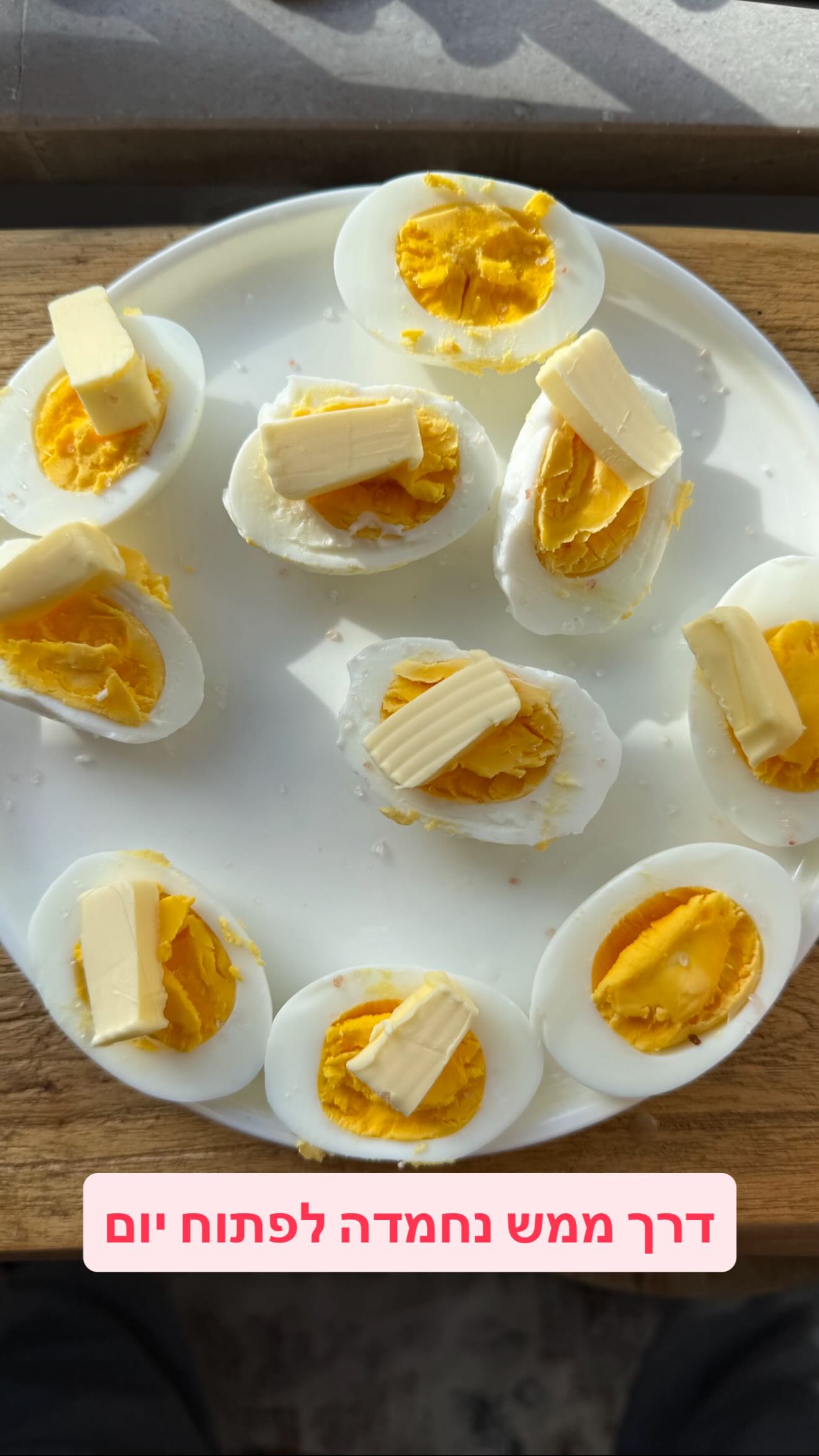 Event flyer: Boiled eggs with butter