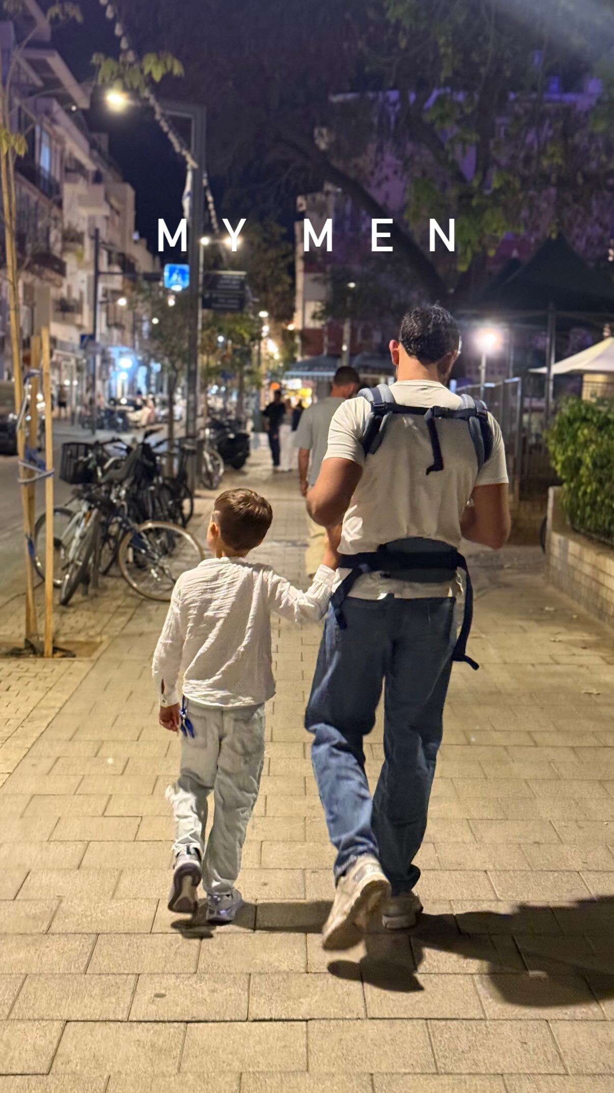 Event flyer: Walking together at night