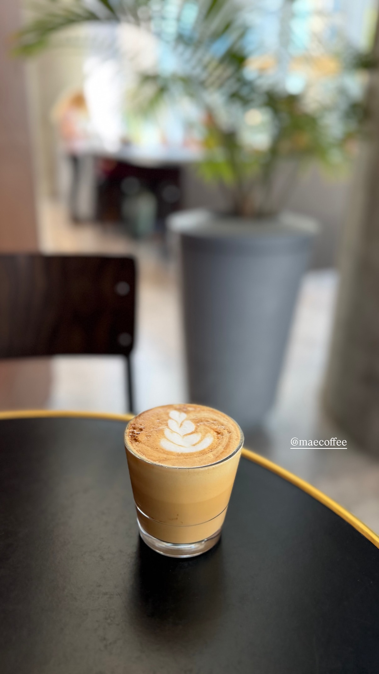 Event flyer: Latte Art at Mae Coffee