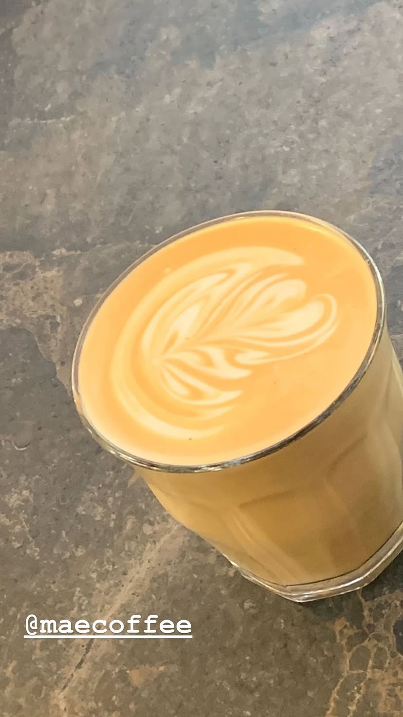 Event flyer: Coffee with latte art