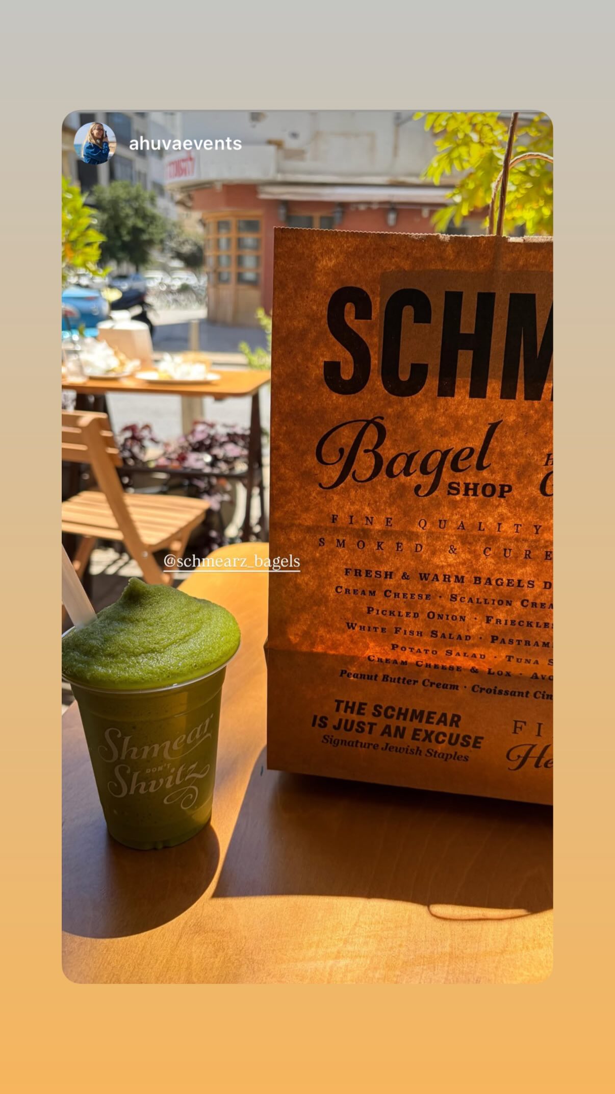 Event flyer: Bagel Shop Experience