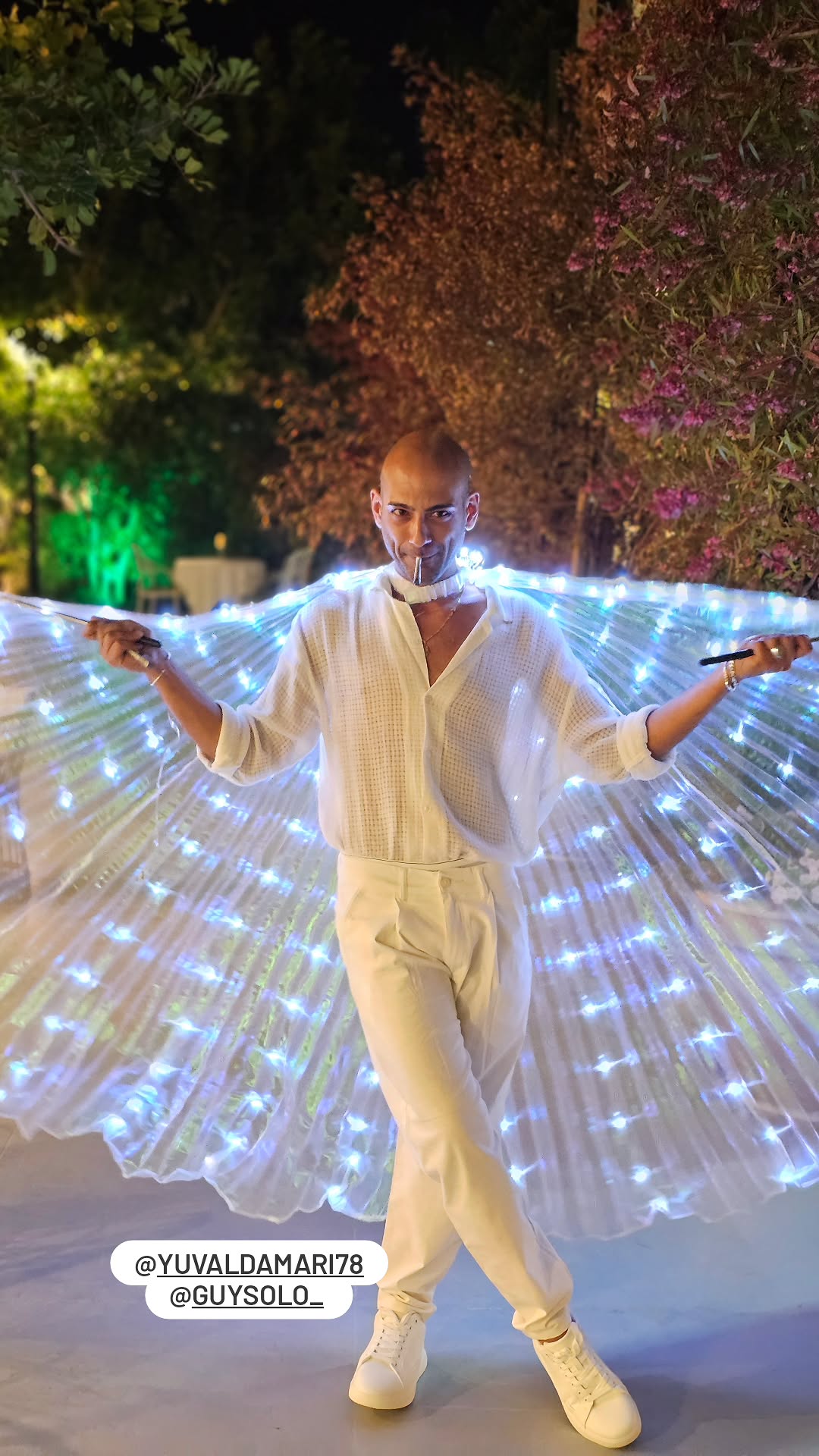 Event flyer: Stylish photo with illuminated backdrop