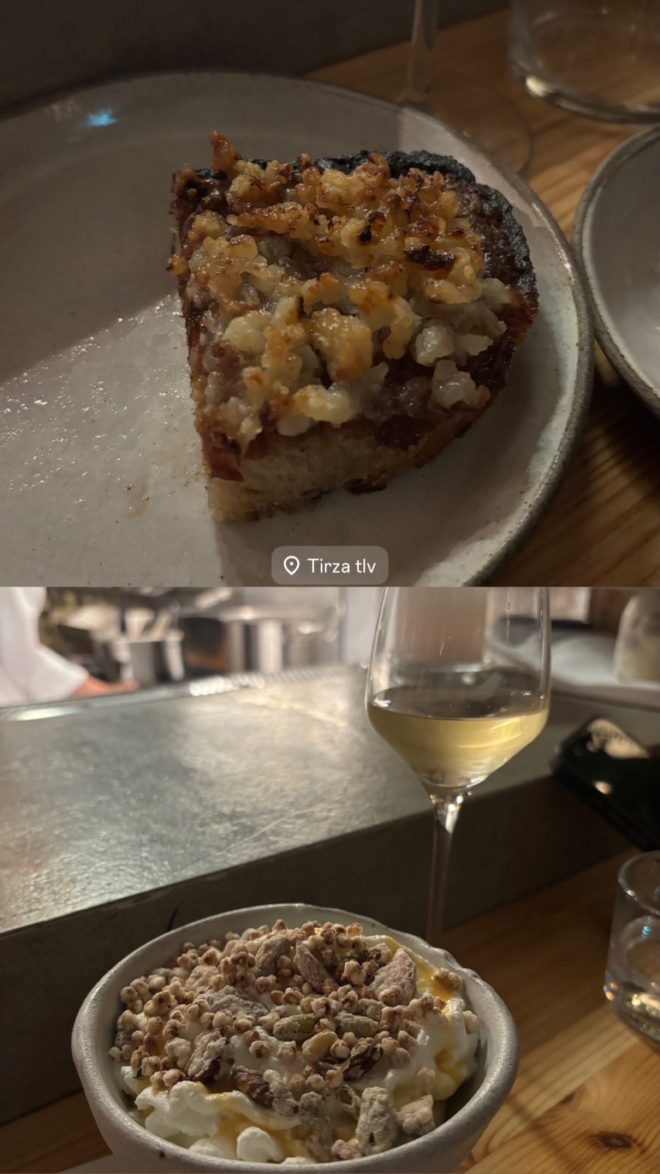 Event flyer: Dishes at Tirza