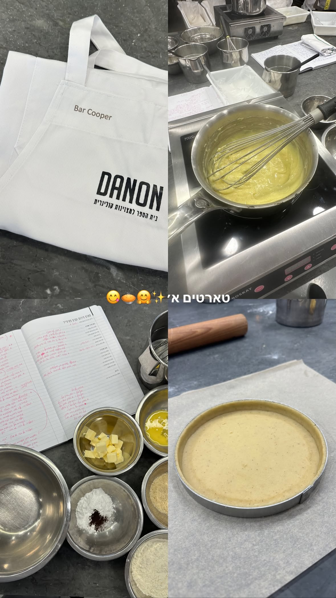 Event flyer: Baking preparations at Danon